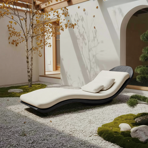 Rustic Wooden Daybed For Patio Furniture And Outdoor Garden Decor