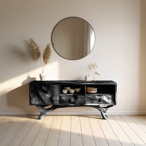 Handcrafted Wooden Console Table For Bedroom Luxury Home Accent