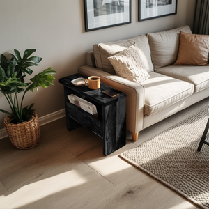 Mid Century Solid Wood Side Table For Home Furniture