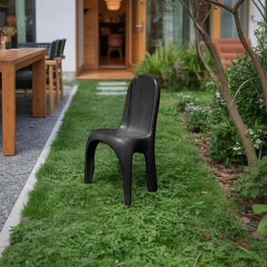 Modern Sculptural Chair With Minimalist Design For Living Room