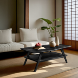 Elegant Rustic Coffee Table With Storage For Living Decor