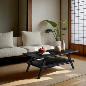 Elegant Rustic Coffee Table With Storage For Living Decor