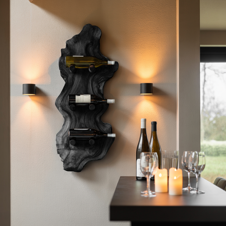 Farmhouse Wine Rack For Furniture Country Home Look