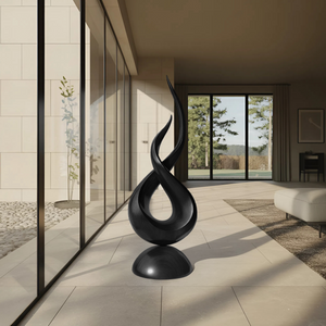 Farmhouse Abstract Sculpture For Garden Outdoor Accent