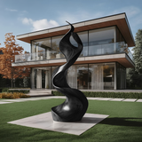 Rustic Large Wooden Sculpture For Furniture Art Feature