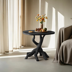 Handcrafted Wooden End Table For Furniture Decor Unique Design