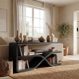 Modern Wooden Console Table For Living Room
