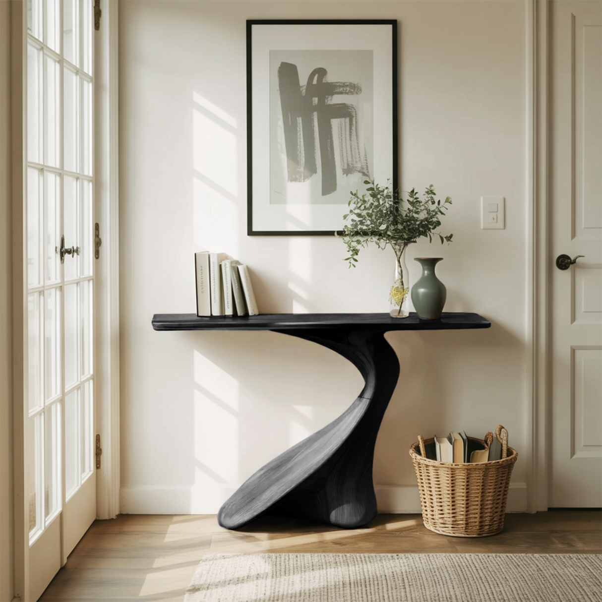 Rustic Chic Console Table Entryway Design
