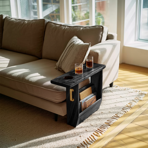 Mid Century Solid Wood Armrest For Furniture Decor