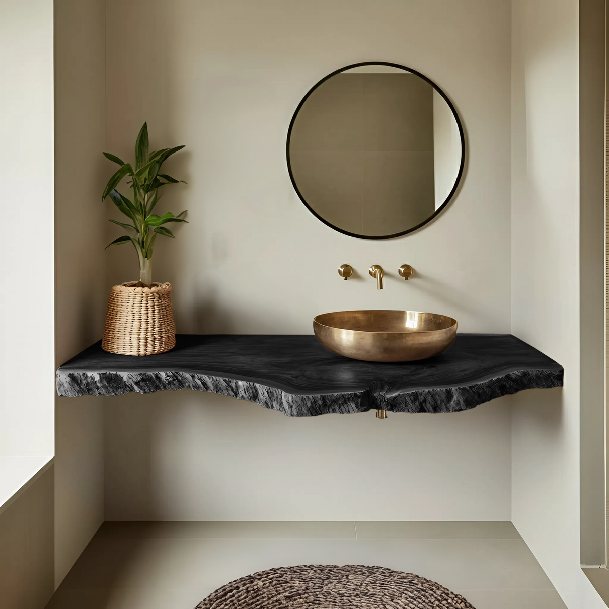 Farmhouse Style Floating Vanity For Modern Bathroom