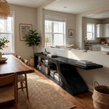 Organic Wooden Console Table For Modern Home