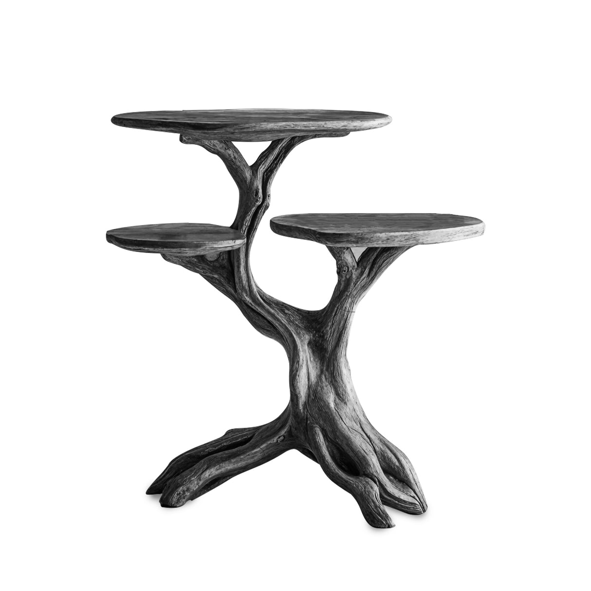 Farmhouse Solid Wood End Table Rustic Charm