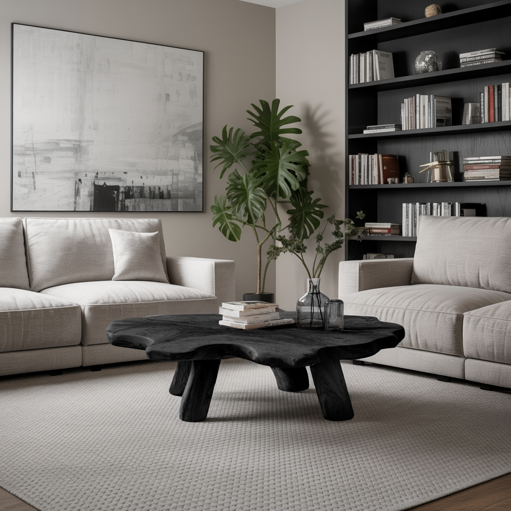 Rustic Low Table For Authentic Furniture Feel