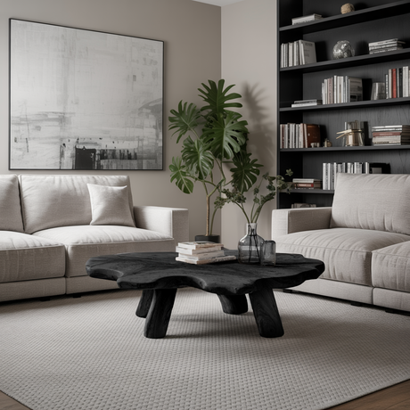 Rustic Low Table For Authentic Furniture Feel