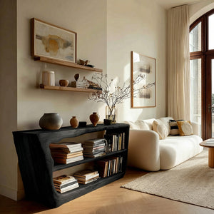 Minimalist Wooden Console Table For Living Room Storage