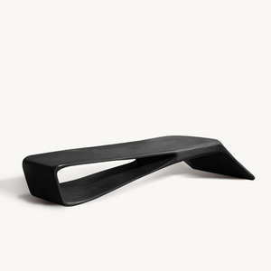 Contemporary Sculptural Bench For Entryway Hallway And Office