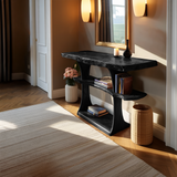 Farmhouse Live Edge Entryway Table For Hallway And Foyer Design