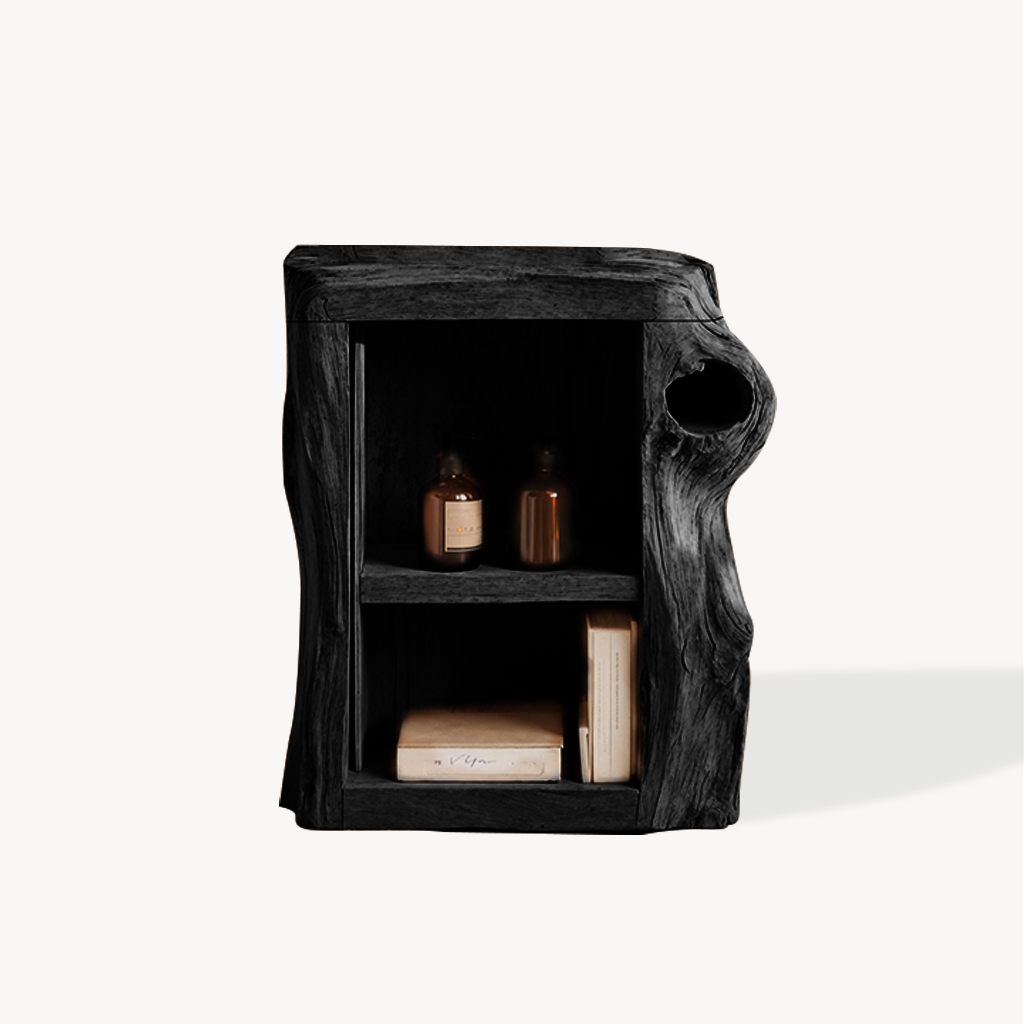 Handcrafted Live Edge Nightstand For Elegant Bedroom