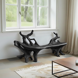 Farmhouse Wooden Bench For Cozy Living Room Accents