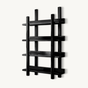 Modern Wall Mounted Shelf Minimalist Floating Book Rack For Bedroom And Living Room