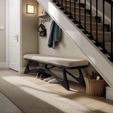 Modern Flowing Wood Bench For Furniture Accent