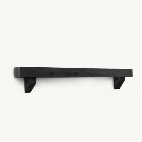 Rustic Fireplace Mantel Shelf For Living Room Cabin Decor