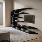 Modern Organic TV Display Shelf For Living Room