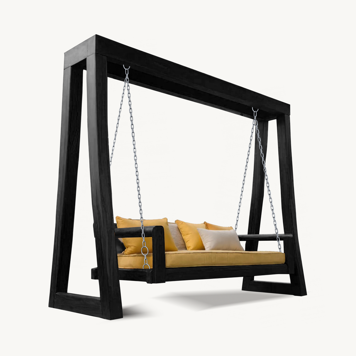 Contemporary Outdoor Swing Bench For Garden Patio Relaxation