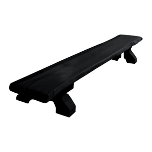 Rustic Live Edge Wood Bench For Entryway Seating
