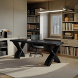 Mid Century Solid Wood Desk For Small Room Home Office