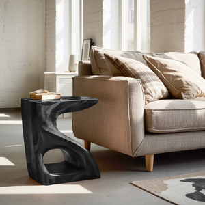 Modern Sculptural Side Table For Home Decor