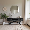 Rustic Solid Wood Dressing Table For Furniture Decor Cozy Style