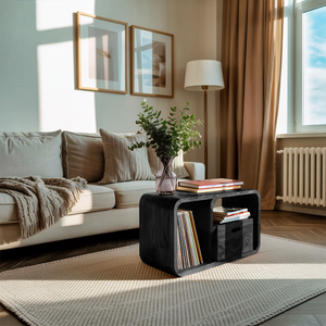 Modern Minimal Wooden Side Table For Living Room