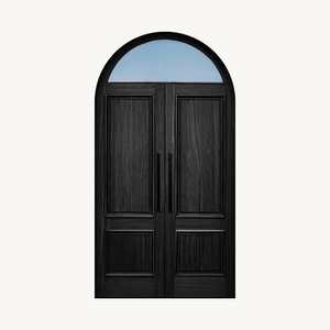 Modern Arched Entry Door For Minimalist Contemporary Home
