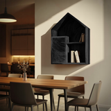 Handcrafted Wooden Wall Shelf For Living Room Decor