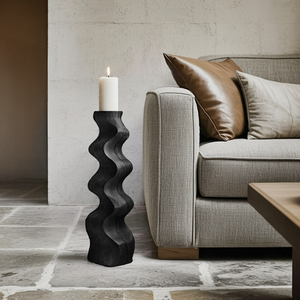 Handcrafted Candle Stand For Furniture Accent Display