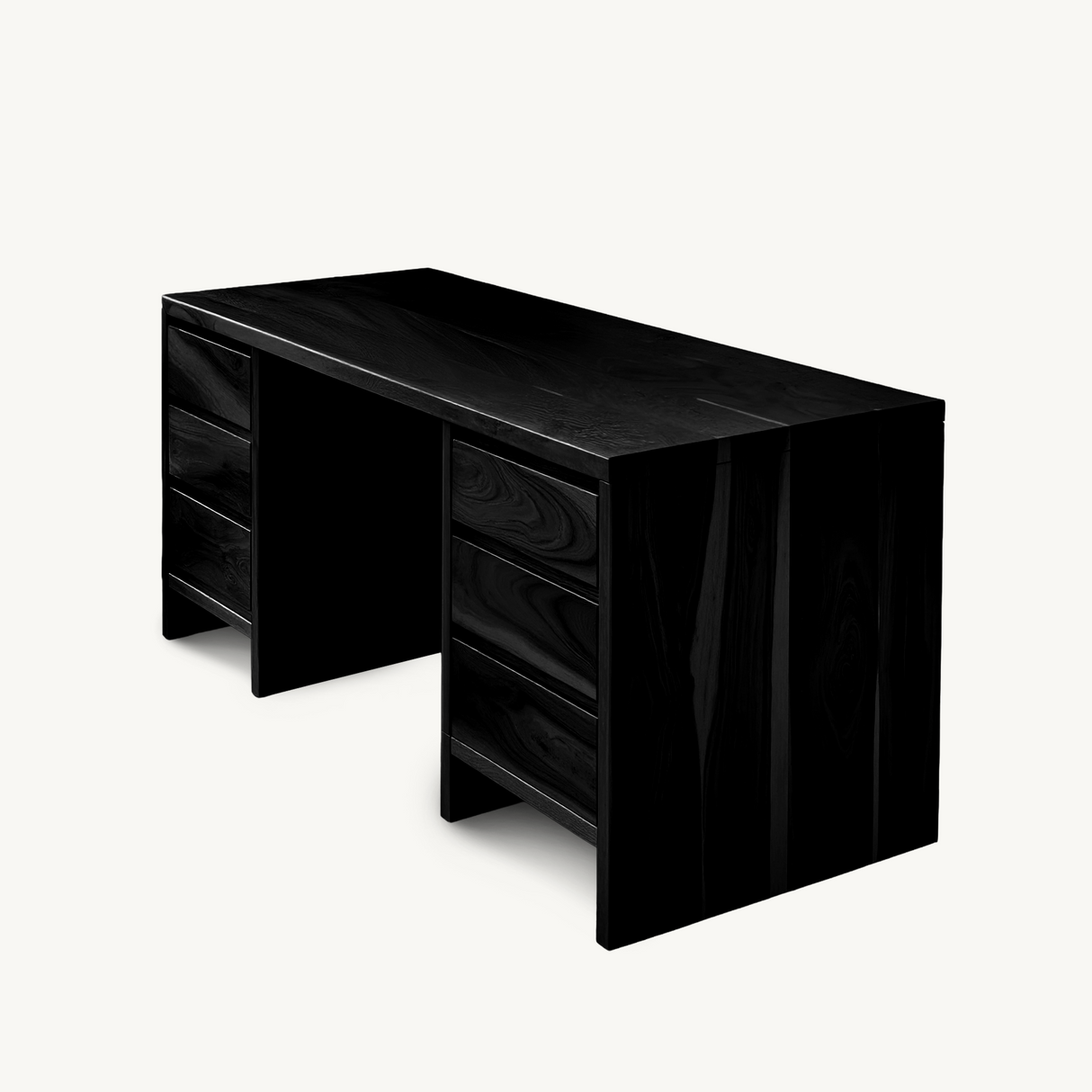 Modern Desk With Drawers Minimalist Office Table For Home Study And Workspace