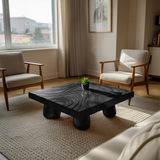 Farmhouse Wooden Live Edge Coffee Table For Entryway Design