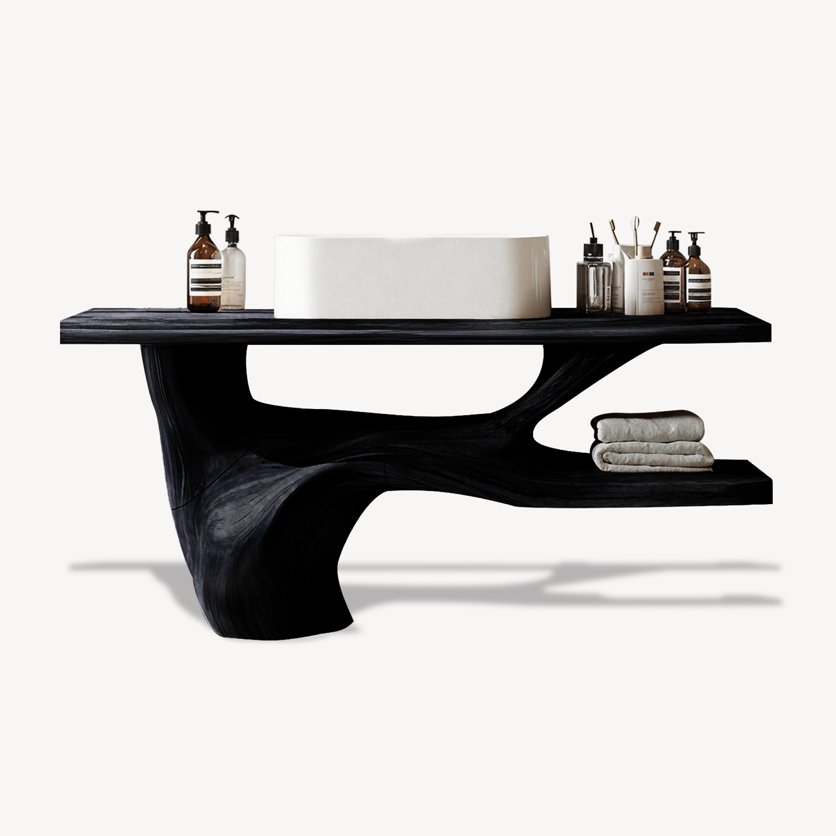 Handcrafted Solid Wood Vanity For Natural Interiors