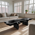Live Edge Coffee Table With Organic Slab For Living Room And Interior