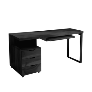 Contemporary Desk with Drawer For Home Office Workspace