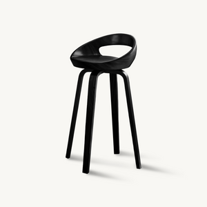 Modern Curved Bar Stools For Kitchen Island Counter Dining