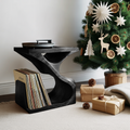Modern Wooden Record Stand For Furniture Decor Holiday Gift