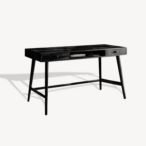 Mid Century Desk With Drawer For Home Office And Workspace