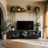 Farmhouse TV Console Table For Entryway Decor