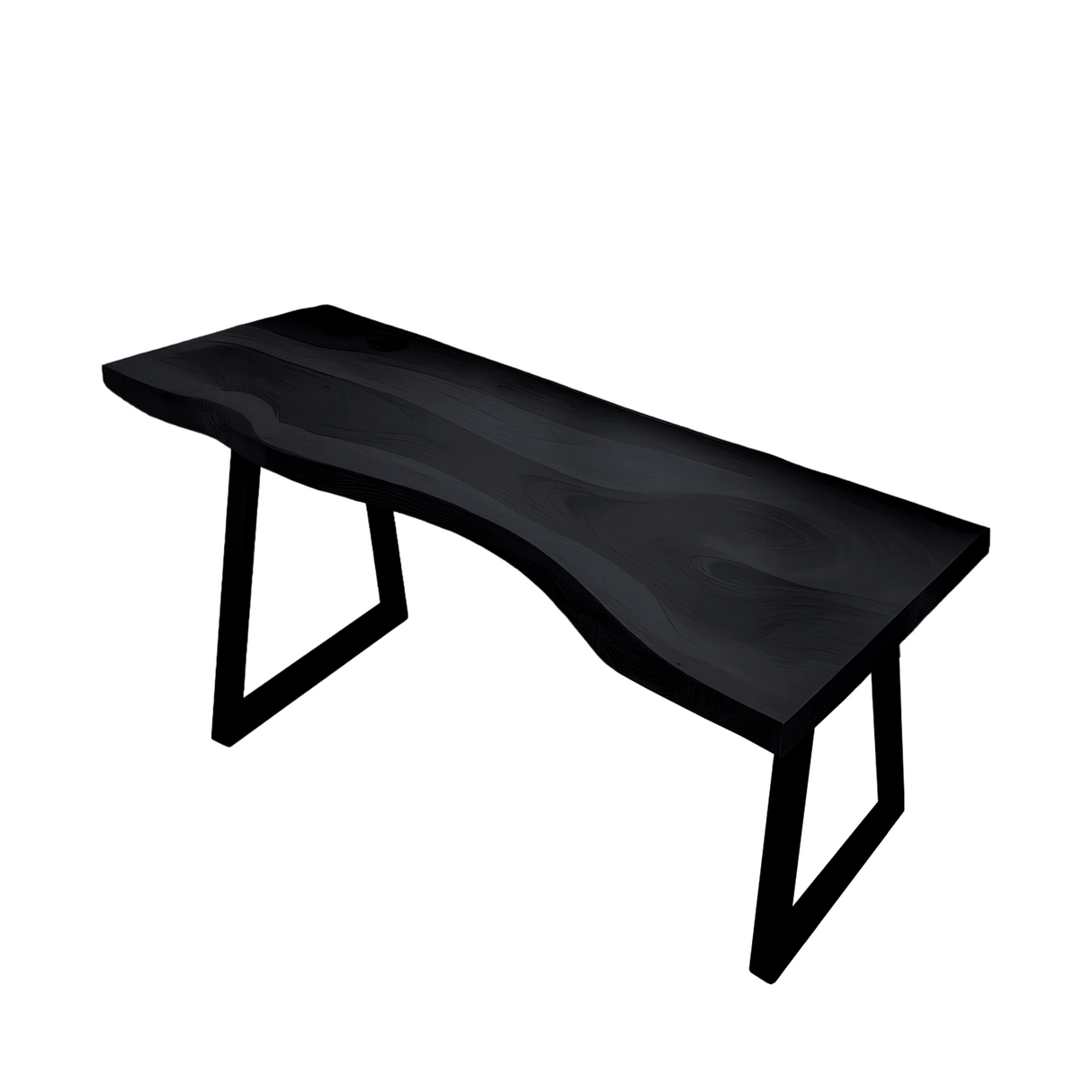 Modern Live Edge Desk For Minimalist Home Office Placement