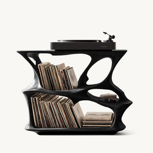Mid Century Record Stand Vinyl Storage Solution