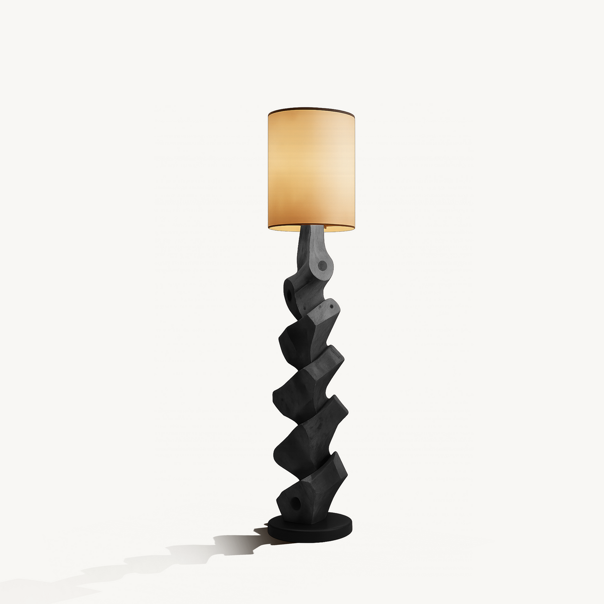 Modern Sculptural Table Lamp Set For Bedroom And Living Room