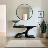 Rustic Solid Wood Console Table For Modern Entryway