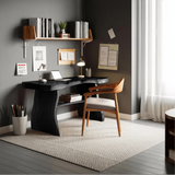 Modern Solid Wood Desk For Minimalist Home Office Design